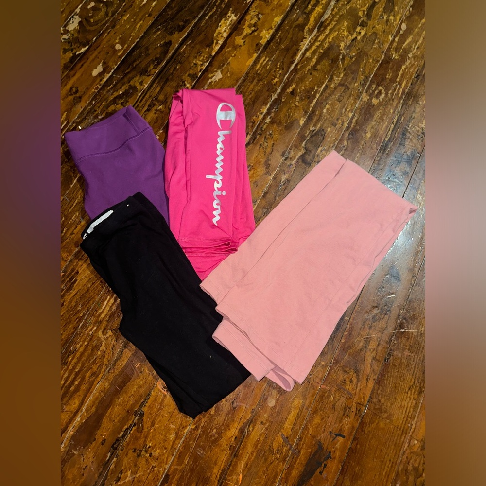 Bundle of leggings and flare pants